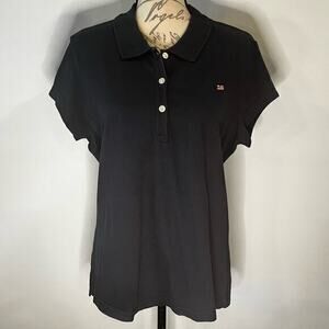 Ralph Lauren Polo Jeans Co. stretch cotton cap sleeve polo shirt XL